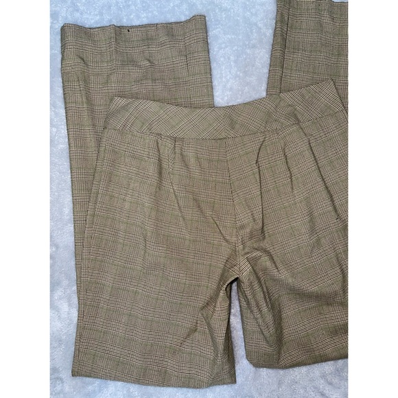 Women’s Green Plaid Tailor B.Moss Stretch Slacks 💚 - Picture 14 of 16